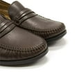 thumbnail image 6 of Retto Men's Eastern Leather Penny Loafer, Brown,9 M US, 6 of 6