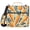 Carrots with Leave and Dots, variant on 3 Ring Zipper Binder with Shoulder Strap Waterproof Trapper Keeper 2 Inch D-Ring 500 Sheets Capacity White Wolf and Waterfall Moon