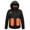 Black, variant on ICHUANYI Womens Heated Jacket Unisex Heated Coat Hooded Winter Warm Outwear