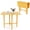 Natural, variant on Furnibear Dining Table for 2-4 People, Walnut - Wood Dinner Table Rectangular Farmhouse Table Kitchen Table