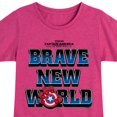 thumbnail image 3 of Marvel Captain America: Brave New World - Logo - Toddler And Youth Girls Fitted Short Sleeve Graphic T-Shirt, 3 of 5