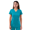 Teal Blue, variant on Adar Pro Scrubs For Women - Sweetheart V-Neck Scrub Top