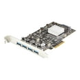 thumbnail image 1 of StarTech.com 4-Port USB PCIe Card - 10Gbps USB 3.1/3.2 Gen 2 Type-A PCI Express Expansion Card - 2 Controllers - 4xUSB - Windows/Mac/Linux - USB adapter - PCIe 3.0 x4 - USB 3.1 Gen 2 x 4, 1 of 7
