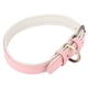 thumbnail image 5 of Elegante collar para perros de piel sintética color rosa con hebilla de bronce para cachorros pequeños y medianos - XS, 5 of 8