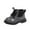 Black, variant on Puntoco Kids Girls' Boots Children's Boots Outdoor Boots Girls' Plush Short Boots Boys' boots Winter Snow Boots for Kids White 12(30)