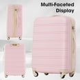 thumbnail image 5 of Hardshell Luggage Sets 2Pcs + Bag Spinner Suitcase with TSA Lock Lightweight 20" + 24", 5 of 10