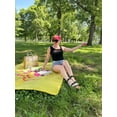 thumbnail image 3 of Ladybranch Women Sleeveless Tank Top Ribbed Fitted Scoop Neck Basic Camisole Black Shirts(X-Large，Black), 3 of 8