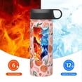 thumbnail image 6 of Sikiie Painting Peach Print 18OZ Insulated Straw Cup, Portable Leak-proof Sports Water Bottle, Stainless Steel Water Cup Suitable for Home and Outdoor, 6 of 8