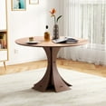 thumbnail image 2 of 47.24'' Walnut Desk - Top - Easy to Clean in Small Spaces, 2 of 6