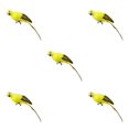 thumbnail image 2 of Baohd Statue de Perroquet Simulation pour Fête Maison Arbre Cour Mur Patio Pelouse Jaune 25x7cm 5Set, 2 of 6