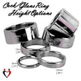 thumbnail image 2 of LeLuv Eyro Stainless Penis Ring | (58mm) 2.28" Inside Diameter | 20mm Width | Enhance Pleasure and Performance, 2 of 4