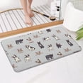 thumbnail image 4 of Boston Terrier Bathroom Rugs Mat,Non Slip Microfiber Bathroom Rug,Rubber Backing,Soft Bathroom Mats for Bathroom Floor,Tub and Shower,17x30in(43x75cm), 4 of 5