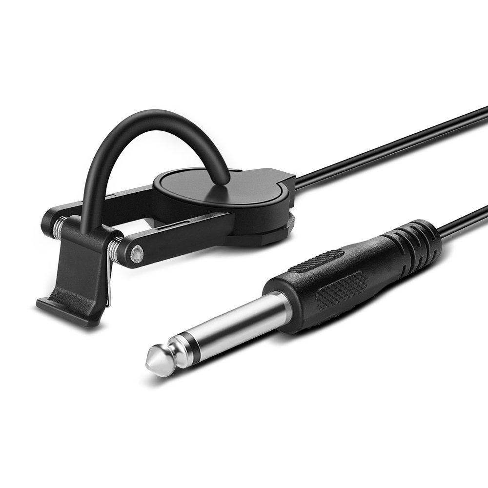 Violin Pickup w/ 2.5mm 1/4" Jack Connector Plug Cable for Violin, Viola