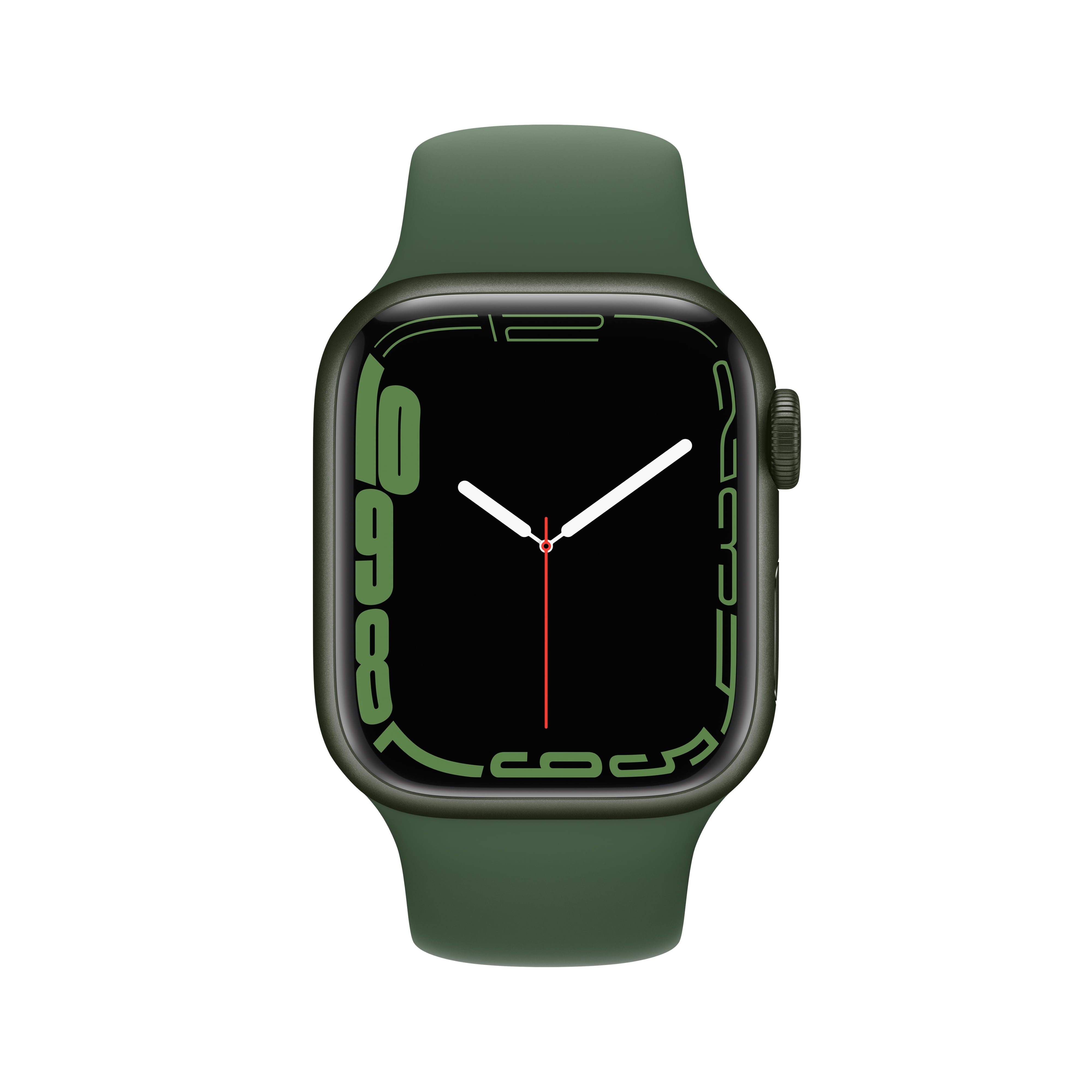 Apple Watch Series 7 GPS + Cellular, 41mm Green Aluminum Case with Clover  Sport Band - Regular