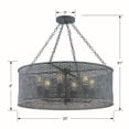 thumbnail image 2 of Crystorama Lighting - Six Light Chandelier - Chandelier - Jasmine - 6 Light, 2 of 5
