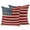 Dark Blue Reddish Brown, variant on American Flag Vintage Outdoor Waterproof Throw Pillow Covers 16x16 Set of 2, Brown Red Stripes US Flag Decorative Pillowcases Cushion Pillowcase for Couch Sofa Patio Outside Pillow Protector