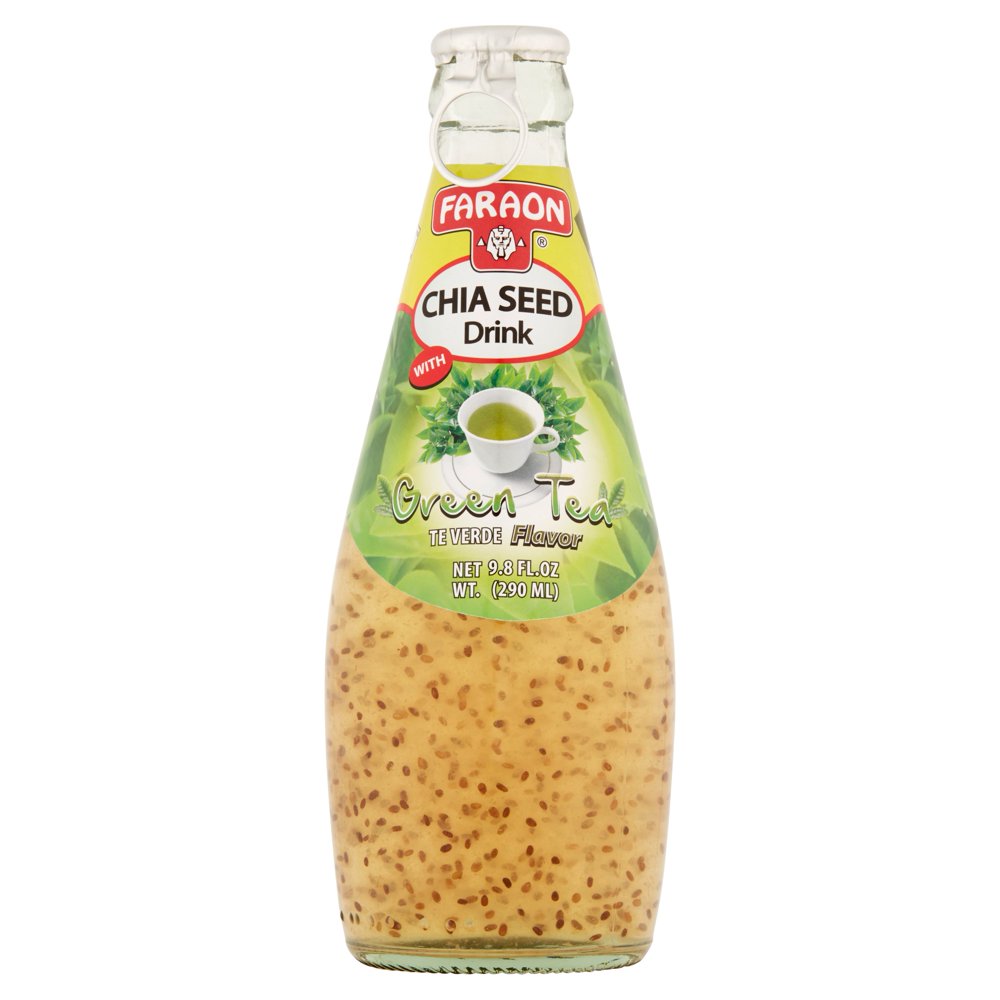 Faraon Chia Seed Juice, Green Tea, 9.8 Fl Oz, 1 Count