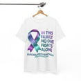 thumbnail image 4 of Suicide Prevention Awareness Month Teal Ribbon T-Shirt ID-0628-DUXW, 4 of 7