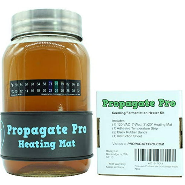 3"x20" Wrap Around Kombucha Fermentation Heating Pad Strip or