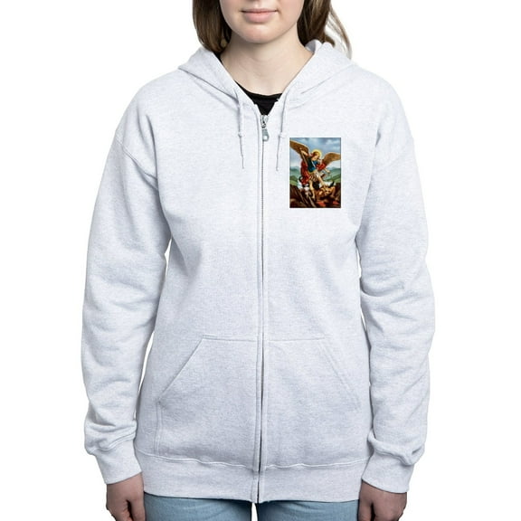 CafePress - Saint Michael The Archangel Zip Hoodie Sweatshirt - Women's Zip Hoodie