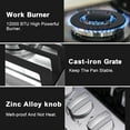 thumbnail image 3 of 30 inch Gas Cooktop, Bulit-in Gas Stove Top with 5 Burner, NG/LPG Convertible Cooktops, 5 Burner Propane Cooktop with Thermocouple Protection, Stainless Steel, 3 of 7