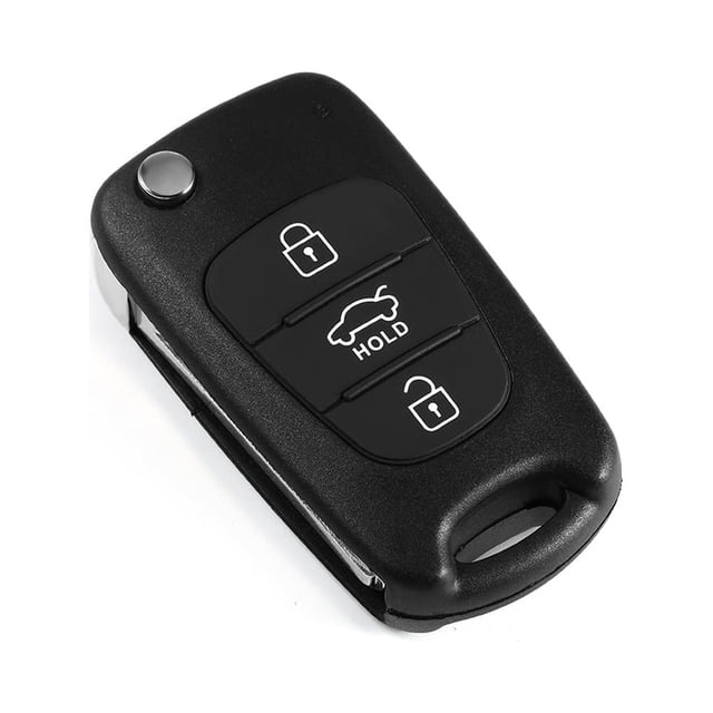 Reemplazo de carcasa de llave abatible para coche, compatible con KIA Rondo, Sportage, Soul, Rio, funda remota