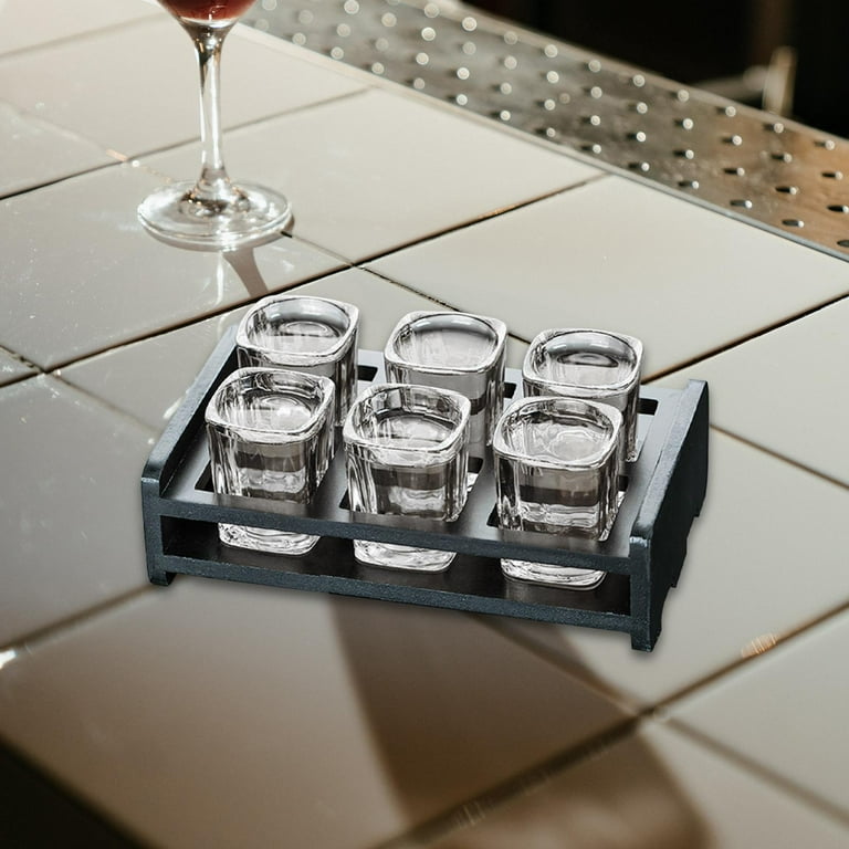 Glass sale drinks tray