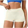 thumbnail image 2 of uublik Women Boxer Briefs White Underwear for Women Seamless Breathable Women's Briefs, 2 of 5