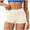 Underwear/panties for women plus size-White, variant on Homenesgenics Underwear for Women Plus Size Woman Solid Color Shapewear Pant Fake Hip Pants With Sponge Waist Pad Sexy Briefs Brown XXL