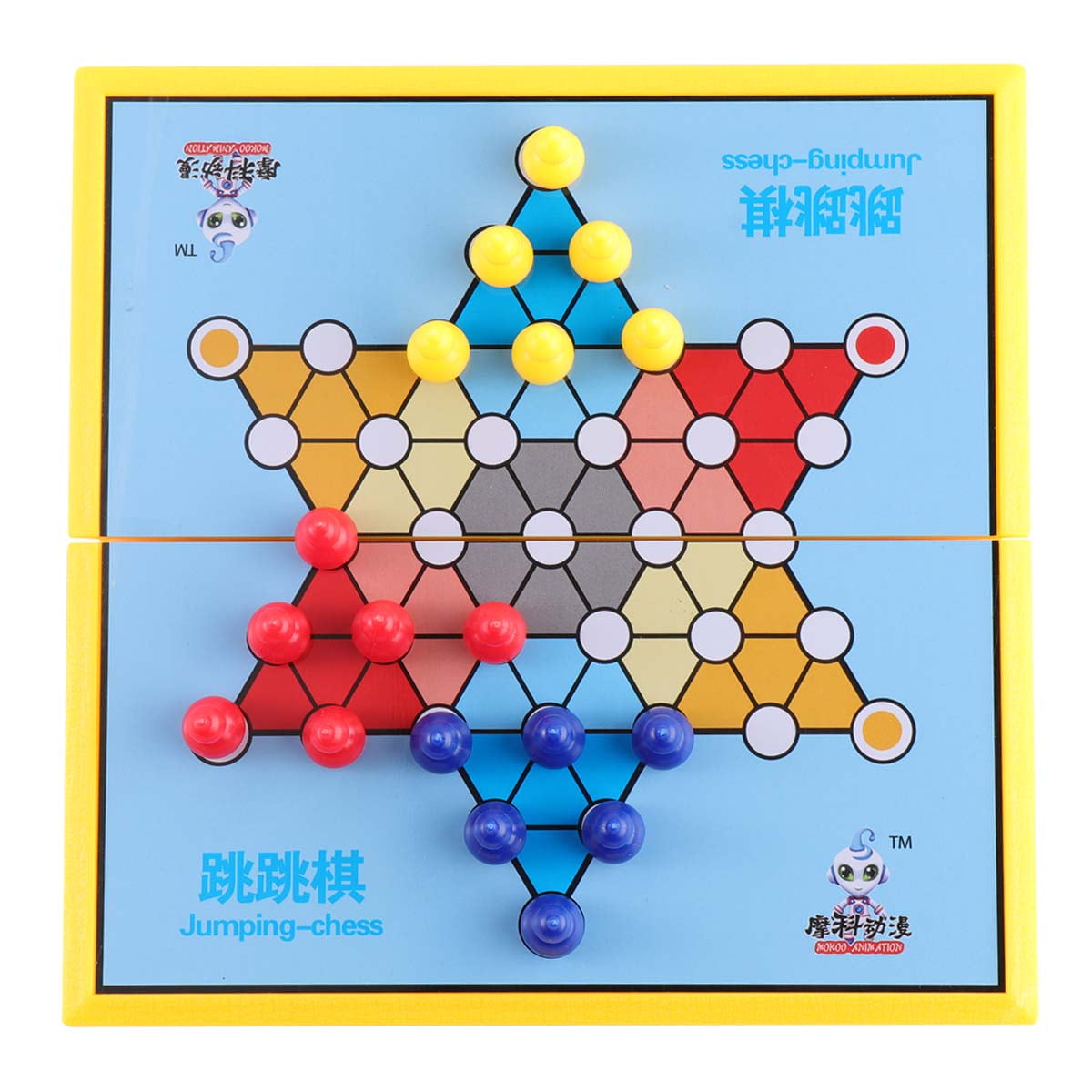 1 Box Of Educational Chess Toy Creative Jump Checkers Jumping Chess 1-box-of-educational-chess-toy-creative-jump-checkers-jumping-chess
