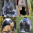 thumbnail image 4 of Mochila para gatos, bolso de hombro para mascotas al aire libre, bolsa transparente de viaje portátil transpirable, 4 of 4