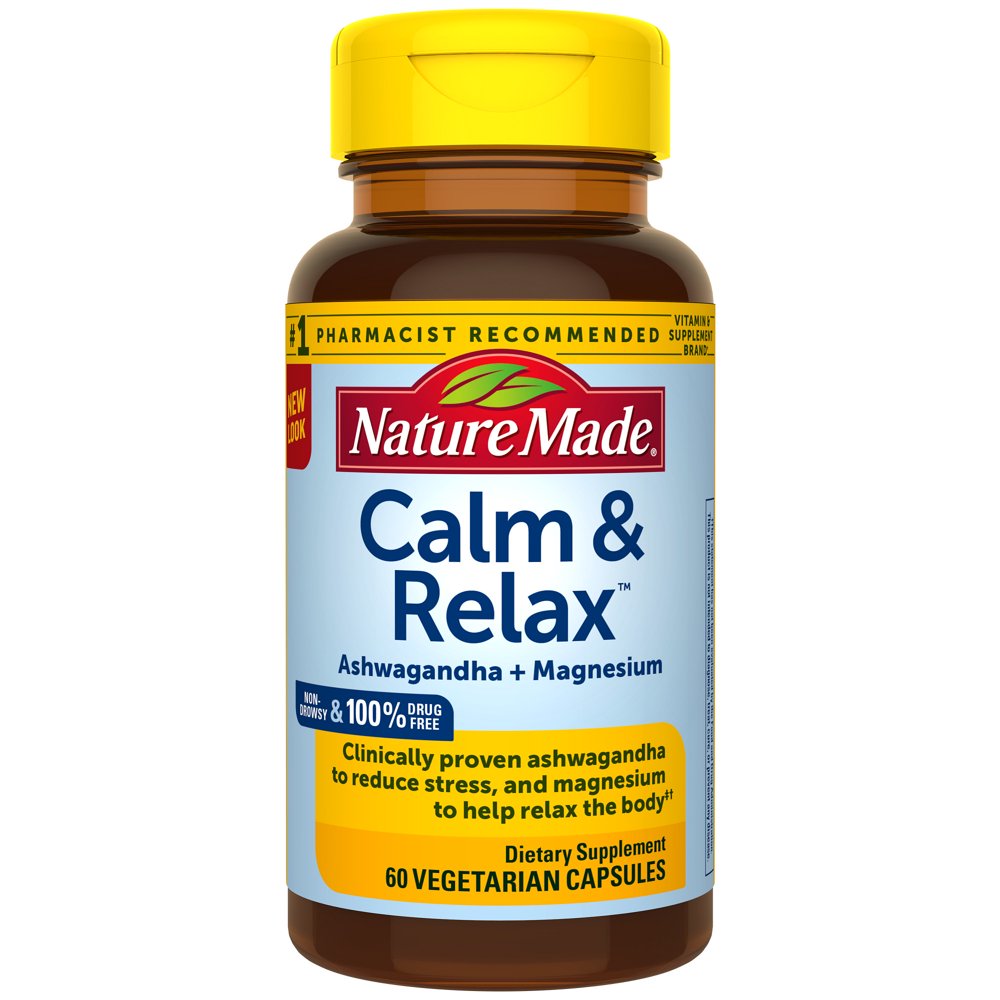 Nature Made Calm & Relax Capsules, 60 Count