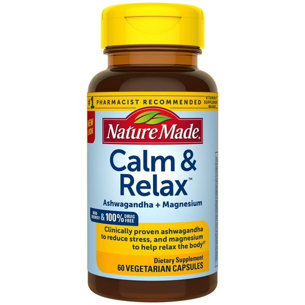 Nature Made Calm & Relax Capsules, 60 Count