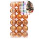 thumbnail image 1 of Yoloke - 36 bolas navideñas de 1,2 pulgadas para árbol de Navidad, bolas navideñas de plástico, mini bolas irrompibles para colgar en árbol de Navidad, bodas y fiestas., 1 of 4