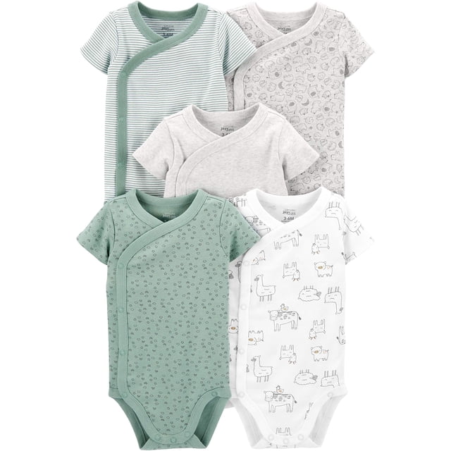 Body Simple Joys by Carter's Side Snap de manga corta de 3 a 6 m