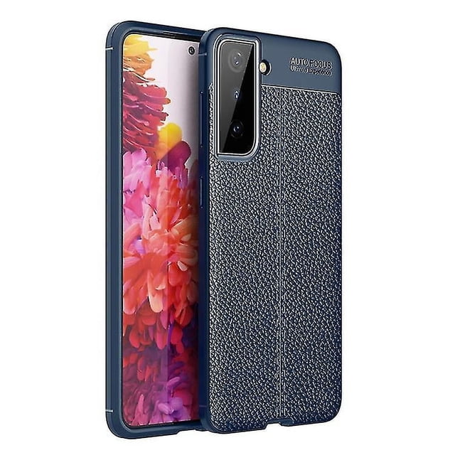 Funda de TPU con textura de lichi para Samsung Galaxy S21+ 5g, a prueba de golpes