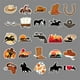 thumbnail image 4 of Paquete de pegatinas de vaquero Country Western, 50 Uds., adecuadas para ordenador portátil, Estuche De Viaje, cuaderno, teléfono, coche, álbum de recortes, botella de agua, 4 of 5