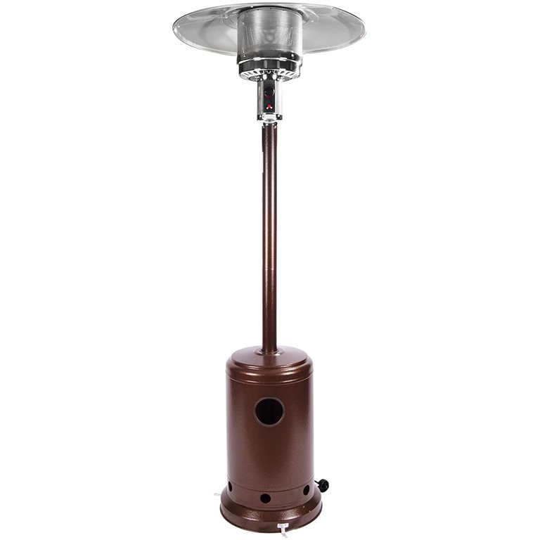 Polar Aurora Patio Heater Propane Gas 48000 BTU Auto Shut Off Portable  Freestanding Heater W/ wheels for garden, party, commercial-Brown -  Walmart.com