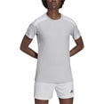 thumbnail image 1 of Adidas Womens Squadra 21 Soccer Jersey, ltgray, L, 1 of 2