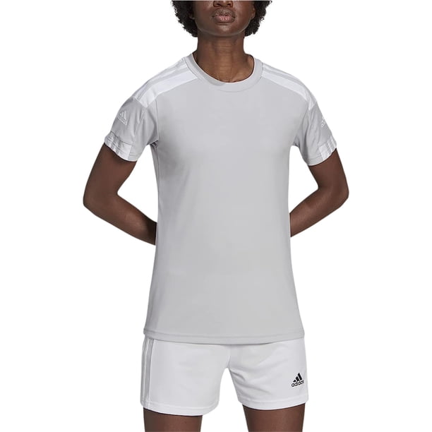 Adidas Womens Squadra 21 Soccer Jersey ltgray XL