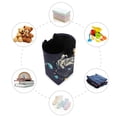 thumbnail image 7 of Yayeee Freestanding Laundry Hamper with Handle Collapsible Large Storage Basket for Clothes, Black Record, 7 of 7