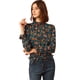 thumbnail image 1 of Blusa lunares florales Azul verdoso T S, 1 of 6