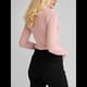 thumbnail image 5 of Suéter de Cuello Alto Acanalado para Mujer, Larga, Blusa Térmica de Peso Medio Rosa un Tamaño, 5 of 8