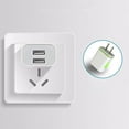 thumbnail image 3 of European Wall Charger, USB 2.1AMP Universal Europe Charger Block Dual Port Plug Compatible for iPhone 17 16 15 14 13 12 11 Pro Max XS XR X SE 8 7 6 Plus,Samsung S25 S24 A17,Note,Moto, 3 of 4