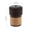 thumbnail image 2 of OULII Tenor Sax End Plug Muffler Ebony Wood Protection Accessory for Saxophone, 2 of 8