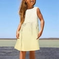 thumbnail image 2 of Robe d'Été Sans Manches pour Filles, Confort Extensible, Col Rond, Décontractée avec Imprimé Dégradé pour Enfants, Plage et Activités Extérieures, Robe de Noël pour Bébé Fille, 2 of 4