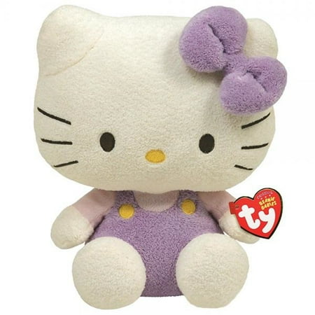 TY Beanie Baby - HELLO KITTY ( FUZZY PURPLE ) (5.5 inch)