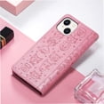 thumbnail image 4 of Funda Cartera FOXDOCK para iPhone 14 , Flip PU con Relieve de Gatos y Perros, Tarjetero y Soporte, 4 of 6