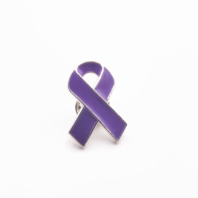 Official Gold Plated Health Education Ribbon Awareness Lapel Pin Badge for Campaign Support and Events 100PCS