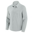 thumbnail image 2 of Men's Fanatics Gray New York Jets Front Office Long Sleeve Button-Up Shirt, 2 of 3